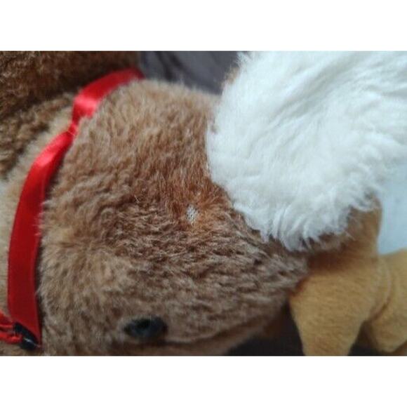 Beverly Hills Rudolph Red Nosed Reindeer Plush 16" no music or light - Picture 5 of 8